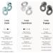 Loop Quiet Earplugs for Sleeping | Soft Reusable Silicone Hearing Protection with 8 Attachments | Noise Reduction SNR 24dB | Ideal for Travel & Concentration - Mint - Buy Online on GoSupps.com