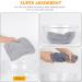 Kinhwa Bamboo Microfiber Hair Turban Towel - Quick Drying Super Absorbent Soft 3-Pack (Gray Waffle Stripes) - Perfect for All Hair Types - 25x65cm - Buy Online on GoSupps.com