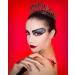 SWEETV Gothic Black Tiara for Women - Costume Headpiece for Wedding, Birthday, Halloween Cosplay - Buy Online on GoSupps.com