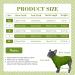 Elegant Hjumarayan Dog Sweater for Medium-Sized Dogs - Warm & Stylish with Leash Hole - Perfect for French Bulldogs (Green XL 62cm Chest 46cm Back) - Buy Online on GoSupps.com