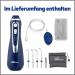 Waterpik Cordless Oral Shower - Advanced Wireless Flosser with Adjustable Pressure Induction Charging & 4x Essentials - Blue - Buy Online on GoSupps.com