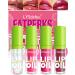 Hydrating Lip Glow Oil-4Pcs Tinted Lip Oil Gloss Pack Nourishing Lipgloss Care Tint Non-sticky Clear Pink Red Lip Oil Lip Stain Glow Reviver Lip Oil LIp Makeup Gift for Women Girl-Set A Seta