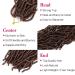 Croliya Faux Locs Crochet Hair 24 Inch 6 Packs Pre Looped Goddess Faux Locs Braids Synthetic Hair Extensions - 30# Color - Buy Online on GoSupps.com
