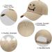 Buy BayNetin Classic Cotton Baseball Cap - Embroidered Smile Design Adjustable Sun Protection for Men - Sporty Kahaki Hat - Buy Online on GoSupps.com