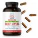 Dr. Boz - Beef Liver Capsules 30 Servings - 4500mg Cow Liver - Energy Immunity & Health - Vitamin A B12 Zinc & Iron Supplement - Grass Fed & Pasture Raised Cows - Made in The USA - Self Care