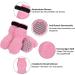 Petloft Anti-Slip Dog Socks - 4 Pack Indoor Slide-Resistant Socks with Adjustable Fastening Tape for Small & Medium Dogs Cats and Puppies (XL Pink Paw) - Buy Online on GoSupps.com