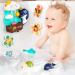 Joyreal Baby Bath Toys - Toddler Bath Toy for 18+ Months Baby Bath Tub Toy with 3 Suction Cup Spinner Toys & 2 Wind Up Bath Toys Gift for Boys Girls for 2 3 4 5 Year Old Standard Edition - Buy Online on GoSupps.com