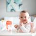 Dr. Brown's Milestones Baby's First Straw Cup Sippy Cup 6m+ Coral 9oz BPA Free - Buy Online on GoSupps.com