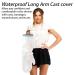 Waterproof Adult Arm Cast Cover for Shower | Long Arm Cast Protector | Watertight Shower Bag for Surgery Wounds & Cast Drying - Buy Online on GoSupps.com