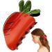 Food Hair Clips - Cute Food Hairpin Funky Summer Beach Fruit Shape Hair Clip Strong Hold Hair Jaw Barrettes for Girls Teens Adults carrot - Buy Online on GoSupps.com