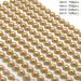 Face Pearl Gems Nail Rhinestone Stickers 2800 PCS - 4 Sheets - Gold | 3D Self Adhesive Temporary Tattoo Dots for Women - Festival Bling Crystal Jewels for Eyes, Hair, Body - Buy Online on GoSupps.com
