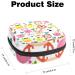 HomeDecorZone Cute Animals Head Period Bag - Portable Sanitary Napkin Storage Pouch for Teen Girls - Multicoloured 07 - Buy Online on GoSupps.com