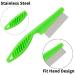 Molain Cat Dog Flea Comb Set - 4-Piece Pet Grooming & Tear Stain Remover Combs (Green) | International Shipping Available - Buy Online on GoSupps.com