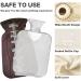 NAANLE American Football Laces Hot Water Bottle - 1L Transparent for Pain Relief & Warmth | Ideal for Bed Hands & Feet - Buy Online on GoSupps.com