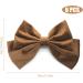 Large Velvet Hair Bow 6 Pieces Girls Hair Clips Velvet Bows Hair Clip Stylish Hair Bows Clips for Thick Hair Women Hair Styling Accessories - Buy Online on GoSupps.com