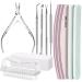 Fandamei buffer for nails buffer for gelails manicure set nail files for gel nails nail file 100/180 files for gelails nail tongs nail shaver nail file set manicure & pedicure set z-white