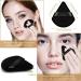2PCS Velvet Powder Puffs Set - Reusable Makeup Sponge for Pressed and Loose Powder - Dual-Use Tool in Black & White - Buy Online on GoSupps.com