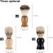 Benkeg Bart Razor Brush - Premium Men's Grooming Tool for Perfect Beard Care | Wooden Handle Hairdressing Brush - Buy Online on GoSupps.com