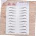 Housoutil 2pcs 3d Eyebrow Stickers Brow Transfer Stickers Eyebrow Stencils Eyebrow Trimming The Lazy 6d ze008 Black - Buy Online on GoSupps.com