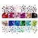 Shop Gzmayuen Heart Glitter Sequins for Valentine's Day Nail Art | 12 Colors 3D Sparkle Heart Shape Flakes & Stickers - Perfect for Nail Decoration - Buy Online on GoSupps.com