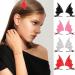 Miaija 8Pieces Halloween Bat Hair Clip Cartoon Bat Wing Hair Clip Demon Cosplay Decoration Costume Accessories for Girls Women Halloween Party Fancy Hair - Buy Online on GoSupps.com