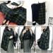 Warm Knee Blanket for Wheelchair - Wearable Thickening Shoulder Shawl with Buttons Doublelayer Extra Wheelchair Shawl for Home Office School Travel - Buy Online on GoSupps.com