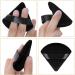 2 Pcs Triangle Powder Puffs for Pressed Makeup - Black - Buy Online on GoSupps.com