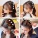 Sparkling Crystal Stone Braided Hair Clips Set - 12PCS Rhinestone Hair Accessories for Women - Buy Online on GoSupps.com