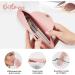 Qetlavee Makeup Pocket Silicone Bag | Travel Essentials - Brush Container & Sponge Holder | Easy Clean Magnetic Snap Design (Pink) - Buy Online on GoSupps.com