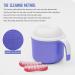 Denture Cup with Strainer and Lid - Large False Teeth Bath Cup for Soaking/Storing - 10.6 Oz Capacity - 1 Count - Buy Online on GoSupps.com