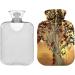 Naanle Hot Water Bottle with Lid - Tree in Golden Landscape | 1L Heat Bottle for Back Pain Relief & Warmth | Ideal Hand & Foot Warmer & Cold Therapy - Buy Online on GoSupps.com