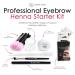 Marie-Jos & Co Henna Eyebrow Kit - Long-Lasting Eyebrow Color Pro Starter Kit - Buy Online on GoSupps.com