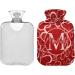 Personalized Valentine's Day Heart-Shaped Hot Water Bottle 1L | Custom Pain Relief & Warmers for Feet & Bed | Ideal for Arthritis - Buy Online on GoSupps.com