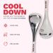 Skin Gym Cryo-Ice Massage Sticks - Stainless Steel Cooling Face Roller for Lymphatic Drainage & Enhanced Absorption - Perfect for Face Under Eyes Neck & Decolletage - Buy Online on GoSupps.com