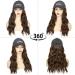Women's AISI BEAUTY Hat Wig with Synthetic Long Wavy Hair - Adjustable Baseball Cap with Hair Extensions - Buy Online on GoSupps.com