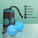 Resulting Lacrosse & Hedgehog Ball Massage Set for Plantar Fasciitis | Deep Tissue Foot & Trigger Point Relief - Blue - Buy Online on GoSupps.com