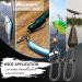 AMYSPORTS High Strength Fishing Snap Clip Duo Lock Snap Swivel | Stainless Quick Change Snaps | Solid Black Nickel | 66lb | 100pcs - Buy Online on GoSupps.com