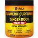 6 in 1 Turmeric Curcumin + Ginger Capsules 95% Curcuminoids Equivalent to 13050mg with Ginger Garlic Bulb Bromelain Moringa Black Pepper Joint Inflammatory & Absorption Support 60 Count (Pack of 1)
