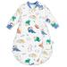 MIKAFEN Baby Sleeping Bag Long Sleeves winter 3.5Tog 100% Organic Cotton Sleeping Bag (24-28in/3-6 Months)