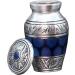 hlc Lovely Small Keepsake Urn Qnty 1 - Keepsake Urn for Human Ashes with 1 Velvet Box Bag-Mini Keepsake Urn -Beautiful Peaceful Blue Brass Hand Engraved Mini Memorial Affordable Keepsake Urn (3 cu.in) - Buy Online on GoSupps.com