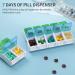 FINPAC Weekly Pill Organizer Travel Case - 7 Day AM/PM Medicine Container with Emergency Card - Emerald Green - Buy Online on GoSupps.com
