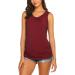 UNibelle Maternity Nursing Tank Top 3-Pack - Sleeveless Pregnancy Shirt for Women S-XXL (Navy Blue/Wine Red/Green) - Buy Online on GoSupps.com