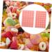 ibasenice 2pcs Candy Mold Cookie Mold Cupcake Molds Cookie Stencils Mini Cake Molds Gummy 20X14.3CM Pink - Buy Online on GoSupps.com