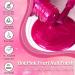 Pink Red Nail Varnish - Shimmer Pearl Nail Polish - Bright Pink Pearlescent Nail Polish Quick Dry - Oil Base Breathable Nail Polish Long Lasting No Chip No Bake For Manicure Home Hot Pink - Buy Online on GoSupps.com