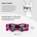 Small Dog Glasses with UV Protection | Windproof & Fogless Pet Eyewear - Soft Frame in Pink - Buy Online on GoSupps.com
