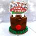 Rudolph the Red Nosed Reindeer Birthday Party Cake Topper 37Pcs Christmas Song-themed Birthday Party Supplies Cupcake Decorations for Kids - Buy Online on GoSupps.com