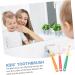 Minkissy Silicone Baby Toothbrush Antibacterial Oral Care Brush for Kids | Safe & Effective Tooth Cleaning - Buy Online on GoSupps.com