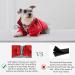 Minezi XL Pink Waterproof Dog Coat with Zipper & Reflective Buttons | Adjustable Shoulder Strap & Removable Hood - Perfect for Clean and Stylish Pets - Buy Online on GoSupps.com