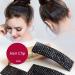 Wendalern Rhinestone Snap Hair Clip Large Crystal Hair Clip Cute Flat Hair Barrettes for Styling Sectioning Faux Diamond Side Clip Hair Accessories for Women Girls Black - Buy Online on GoSupps.com