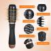 Warm Air Brush Set - 6-in-1 Airstyler Ionic Styler Brush & Hair Dryer | Versatile Airflow Curling Iron & Straightener for Smoothing & Volume - Perfect for All Hair Types - Buy Online on GoSupps.com